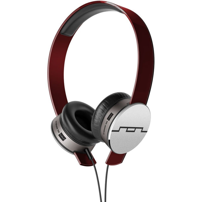 Sol Republic 124103 Tracks HD V10 Over‑Ear Headset ‑ Red