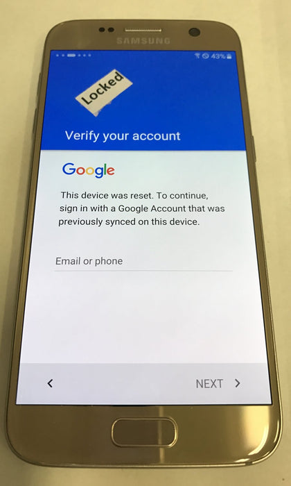 Samsung Galaxy S7 SM-G930P 16GB Gold - Defective