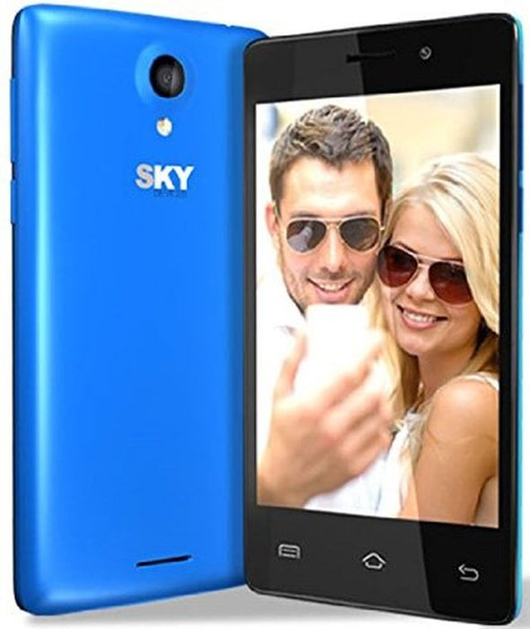 Sky Devices Devices 4.0 Android Unlocked GSM Phone 4.4 Kitkat 5 MP - Blue