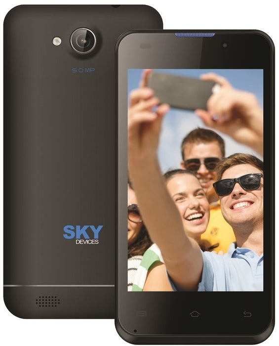 Sky Devices 4.0 4GB 3G/4G Android4.4 Unlocked Smartphone Black