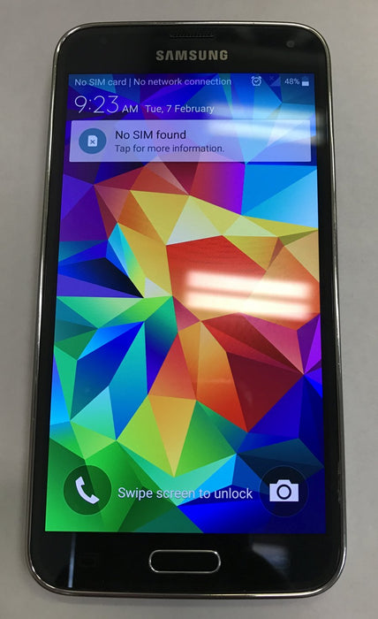 Samsung Galaxy S5 SM-G900V - BLACK - 16GB - DEFECTIVE