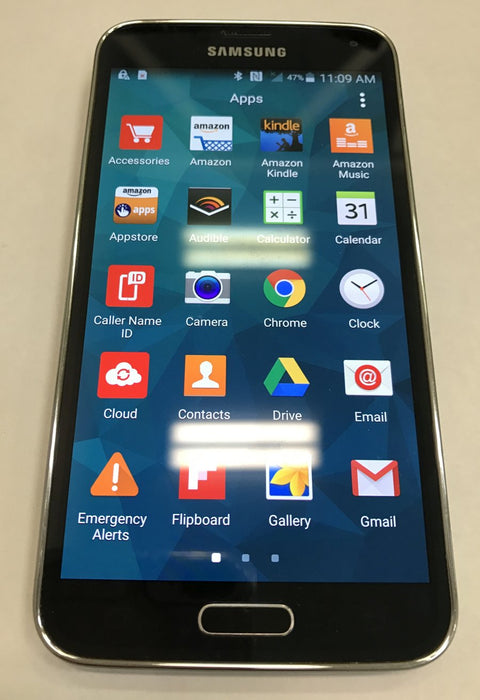 Samsung Galaxy S5 SM-G900V - BLACK - 16GB - DEFECTIVE