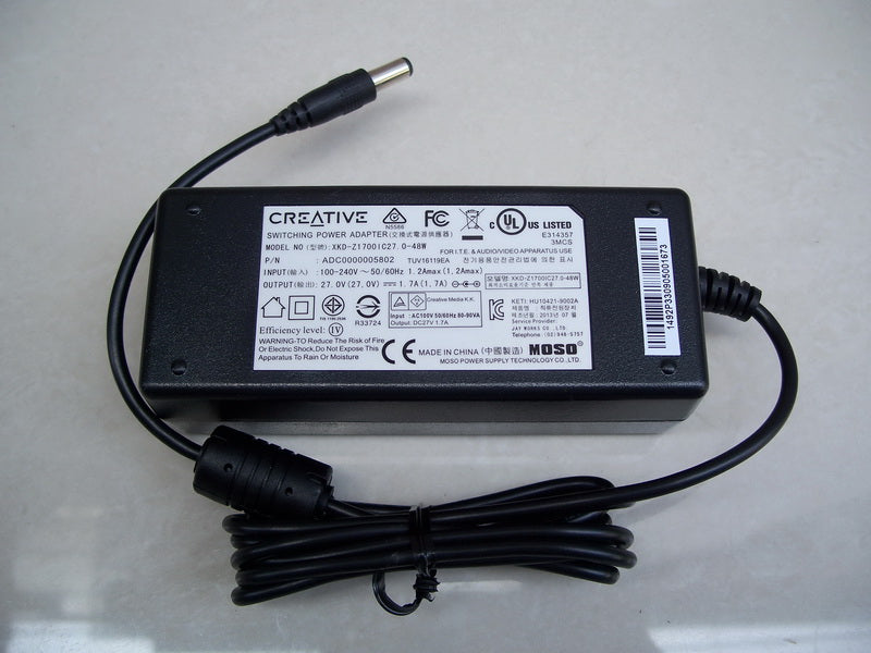 CREATIVE Innovation XXD-Z1700IC27- 27V Switching Power Supply Adapter