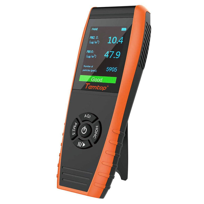 Temtop LKC-1000S+ 2nd AQI Monitor Professional PM2.5 PM10 HCHO TVOC Air Quality Detector