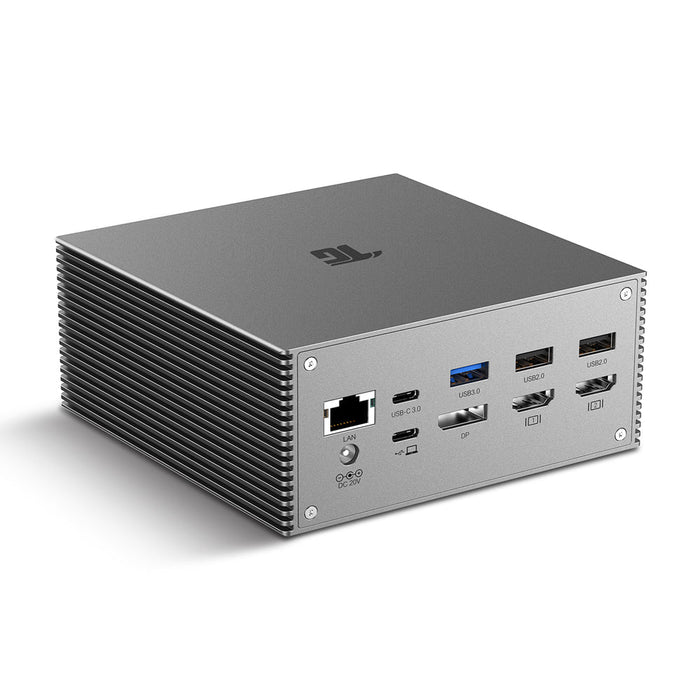 Tiergrade USB-C 4K@30Hz Triple Display Docking Station w/ Charging Support