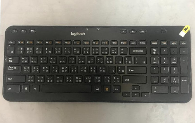 Logitech Logicool K360 Wireless Keyboard - Glossy Black CHINESE/ENG Layout (NO RECEIVER)