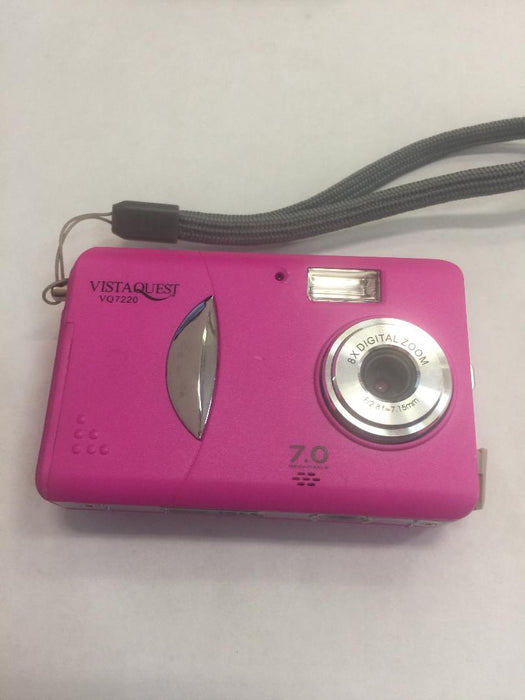 VistaQuest VQ7220 7MP Pink Point & Shoot Digital Camera