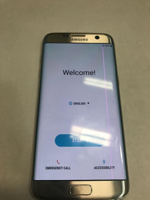 Samsung Galaxy S7 Edge SM-G935V 32GB Silver - AS-IS