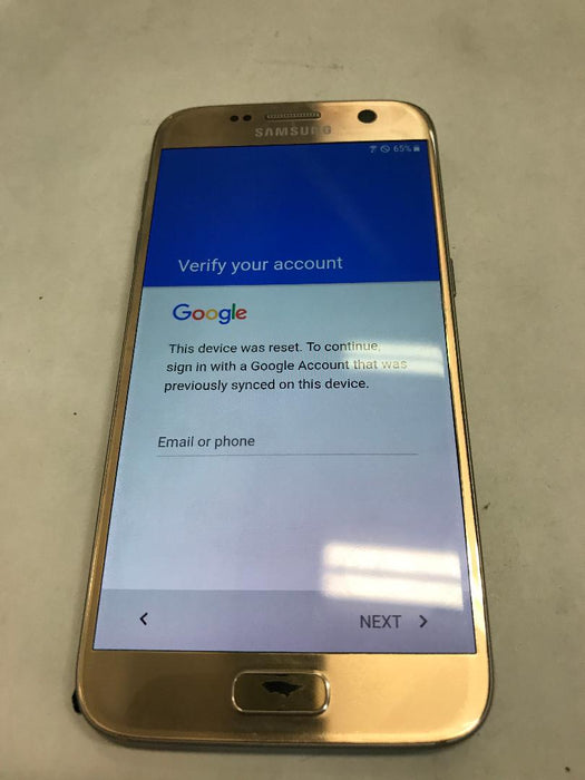 Samsung Galaxy S7 SM-G930V 32GB Gold - AS-IS