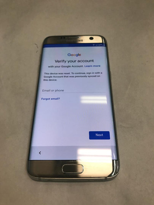 Samsung Galaxy S7 Edge SM-G935V 32GB Silver - AS-IS