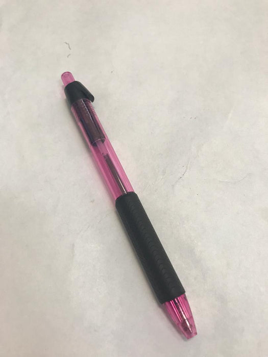 24 Pack Pentel Click-n-Go Retractable Ballpoint Pens Medium Pink Barrel Black Ink