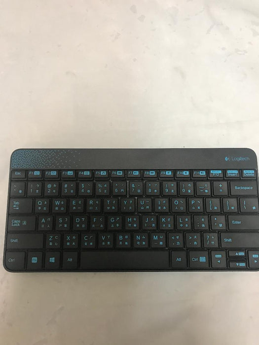 Logitech Logicool K240 Wireless Keyboard Eng/Chinese Layout - Black/Blue (NO RECEIVER)