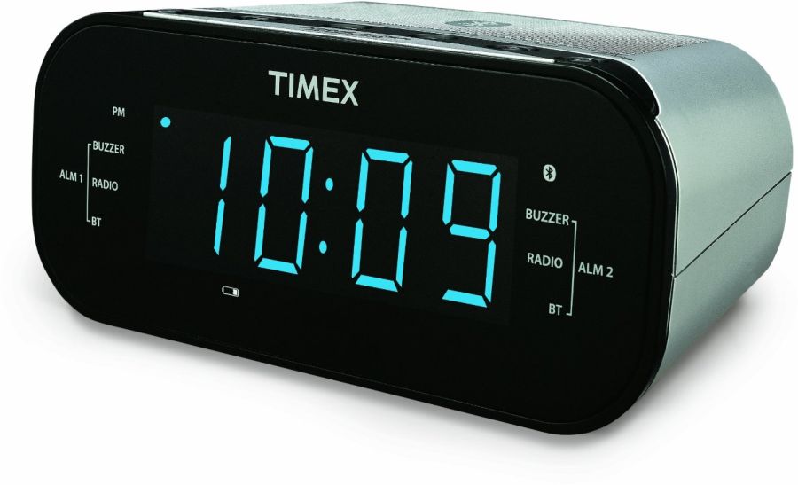 Timex T331S Bluetooth Dual Alarm AM/FM Clock Radio