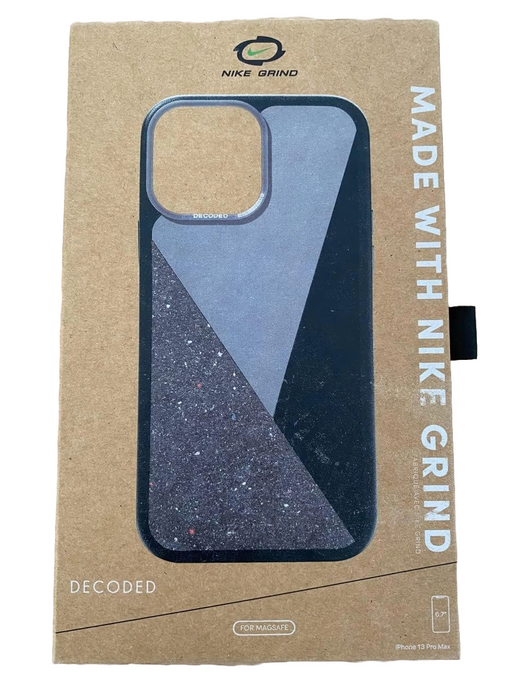 DECODED NikeGrind Leather Back Cover - iPhone 13 Pro Max - Black