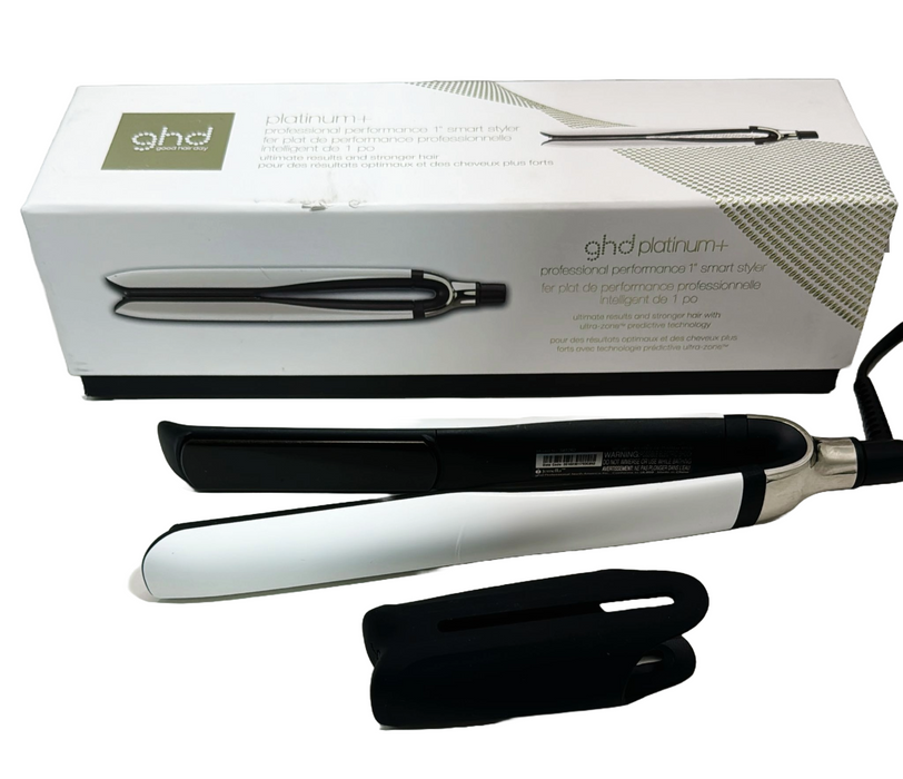 GHD Platinum+ Styler 1" Flat Iron - White