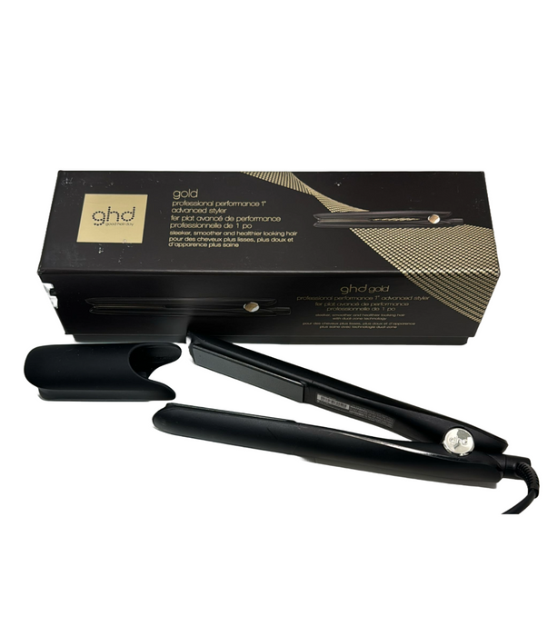 ghd Gold Styler  1" Flat Iron Hair Straightener, Professional Ceramic Hair Straightening Styling Tool