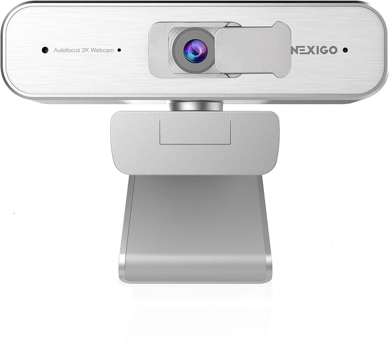 NexiGo 2K Zoomable Webcam N940P QHD 1440P Webcam - Silver