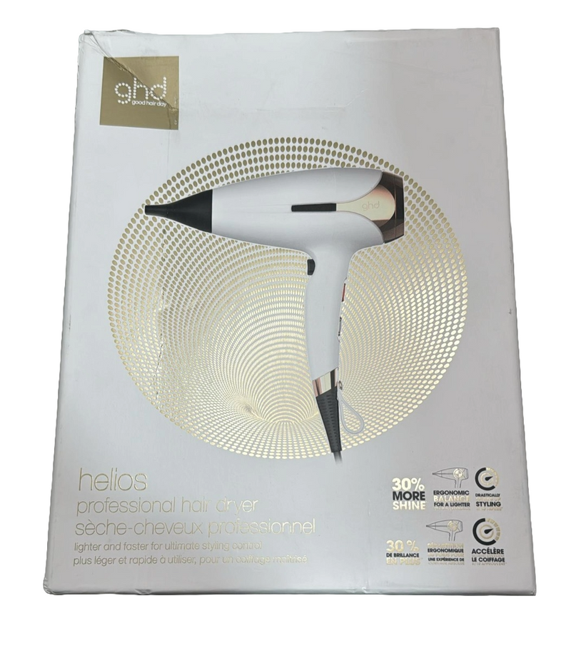 ghd Helios Hair Dryer - 1875W Professional Blow Dryer - White