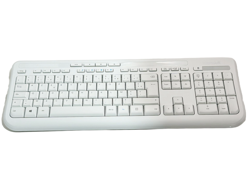 Microsoft 600 Wired Keyboard - AZERTY - French - White