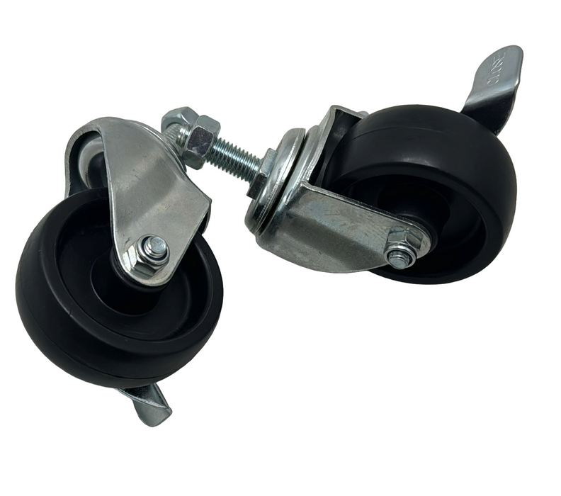 3 Inch Swivel Stem Caster Wheels Wire Shelving Racks 