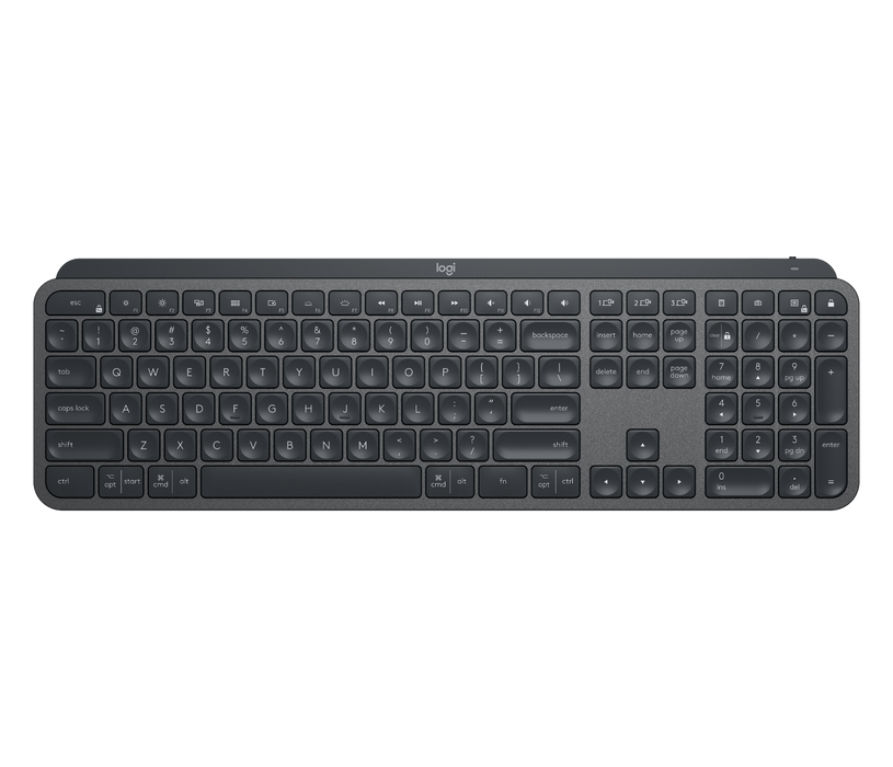 Logitech MX Keys Advanced Wireless Illuminated Keyboard - Graphite