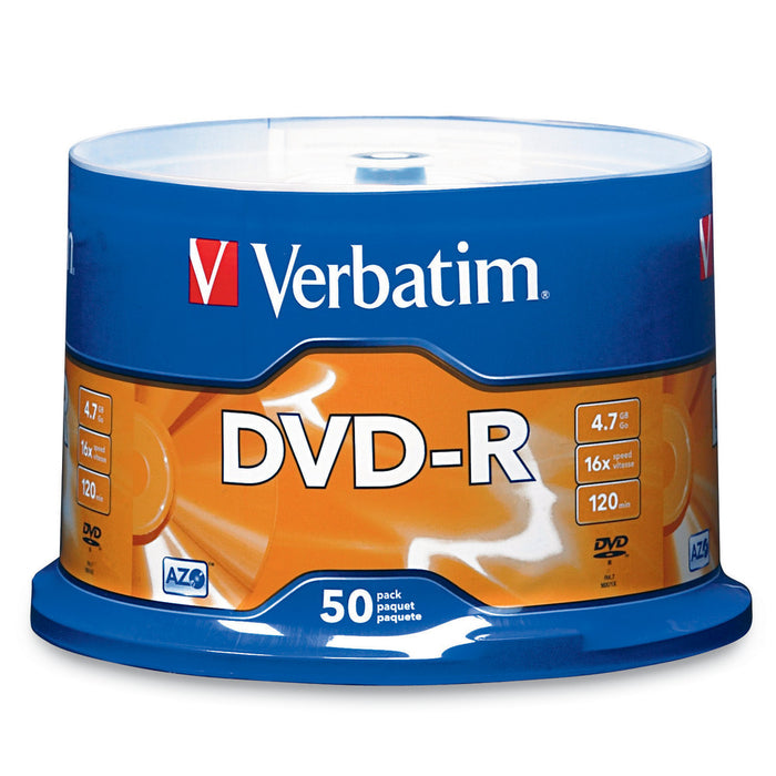 Verbatim 95101 DVD+R 4.7GB 50 Pack