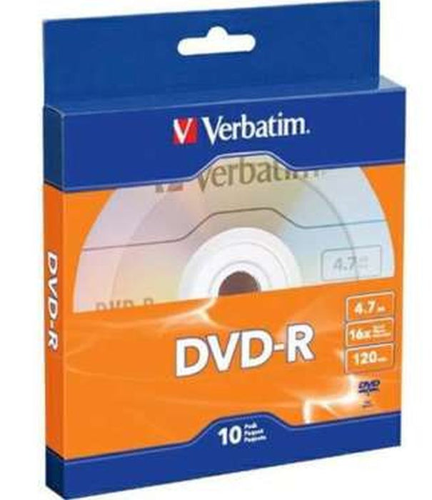 Verbatim DVD-R 16X Speed 10 Pack 97957