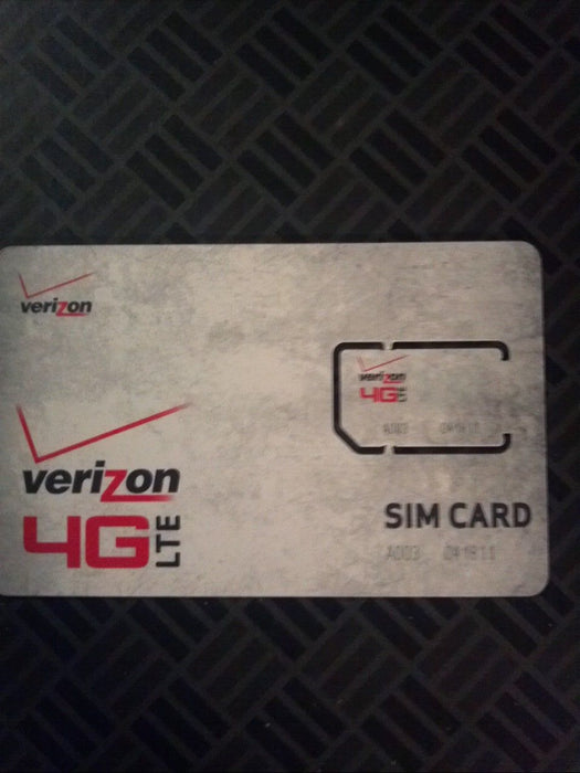 Verizon Wireless RETAILSIM4GA 4G LTE SIM CARD