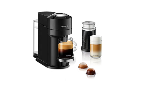Nespresso Vertuo Next Coffee and Espresso Maker with Aeroccino Milk Frother - Black