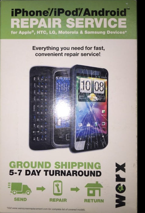 Werx iPhone/iPod/Android Repair Service 5-7 Day Turnaround