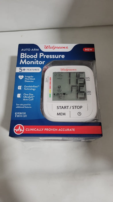 Walgreens  WGNBPA-220-Auto Arm Blood Pressure Monitor 5 Plus Features