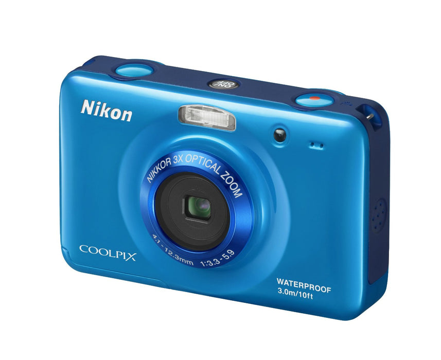 Nikon COOLPIX S30 10.1MP Digital Camera Blue 26319