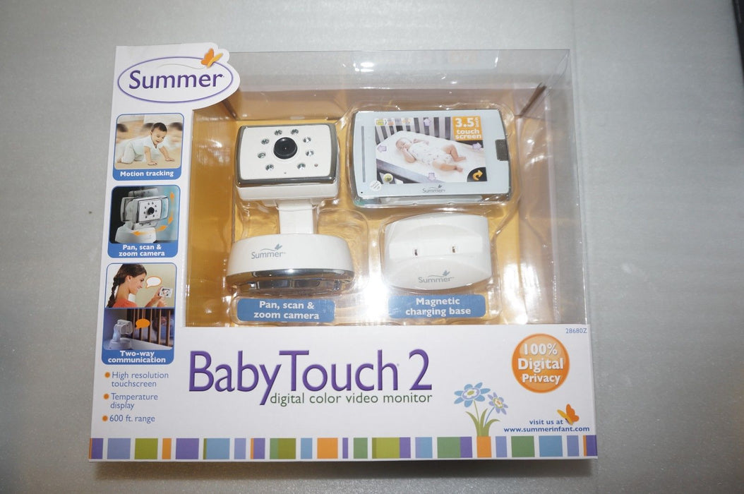 Summer Infant 28680 Privacy Plus Series Baby Touch 2.0 Color Video Monitor