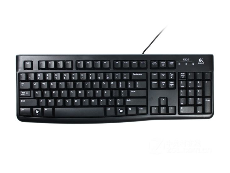 Logitech K120 USB Wired Keyboard NO LEGS 920-002478