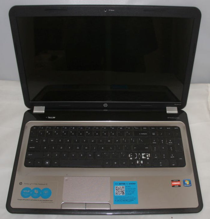 HP g7-1173dx AMD VISION AMD Phenom II Dual-Core P650 2.60GHz 17.3 Inch Laptop AS IS
