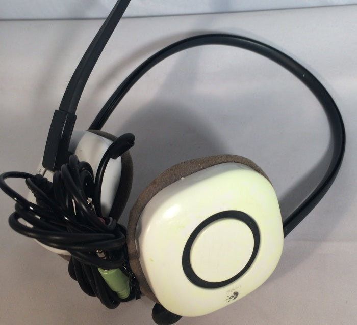 Logitech H130 Stereo Headset 3.5mm Cloud White (YELLOWED)