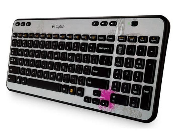 Logitech K360 Wireless Keyboard FUSCHIA BURST