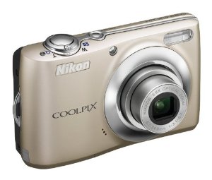 Nikon COOLPIX L24 14 MP Digital Camera Silver 26238
