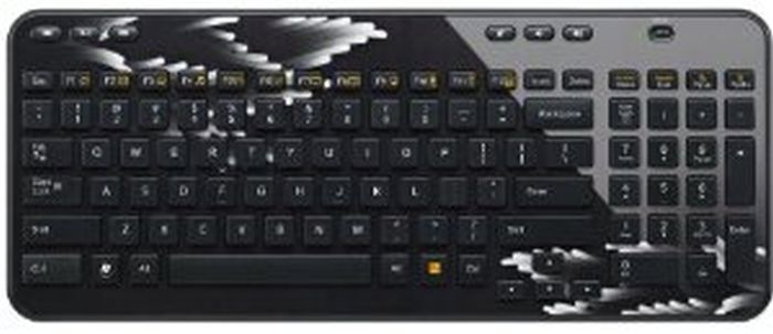 Logitech K360 Wireless Keyboard CORAL FAN
