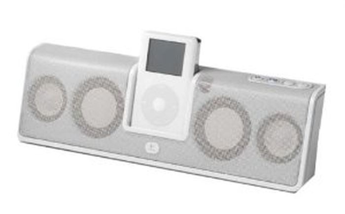 Logitech mm50 portable speakers for iPod WHITE