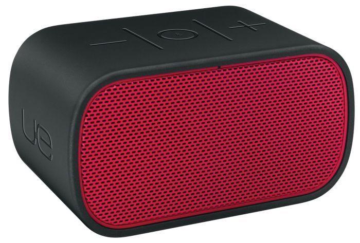Logitech UE Mobile Boombox Bluetooth Speaker RED GRILL BLACK