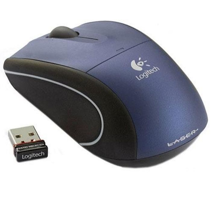 Logitech V450 NANO Cordless Laser Mouse BLUE M-RBY125