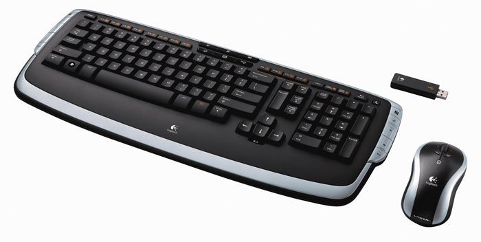 Logitech LX710 FRENCH LAYOUT Cordless Laser Desktop Keyboard Mouse and Receiver