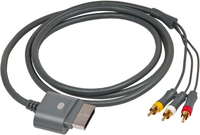 Original Guniue Microsoft Xbox 360 Composite AV Cable