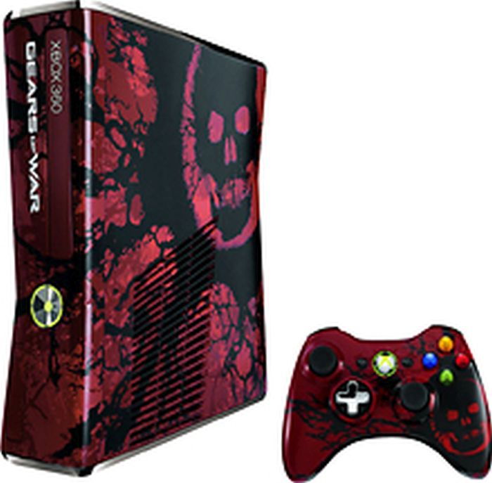 Microsoft XBOX 360 S with 320 GB Gaming System GEARS OF WAR