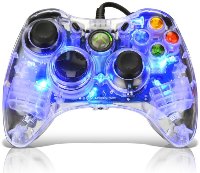 PDP Afterglow XBOX 360 Controller Wired USB BLUE