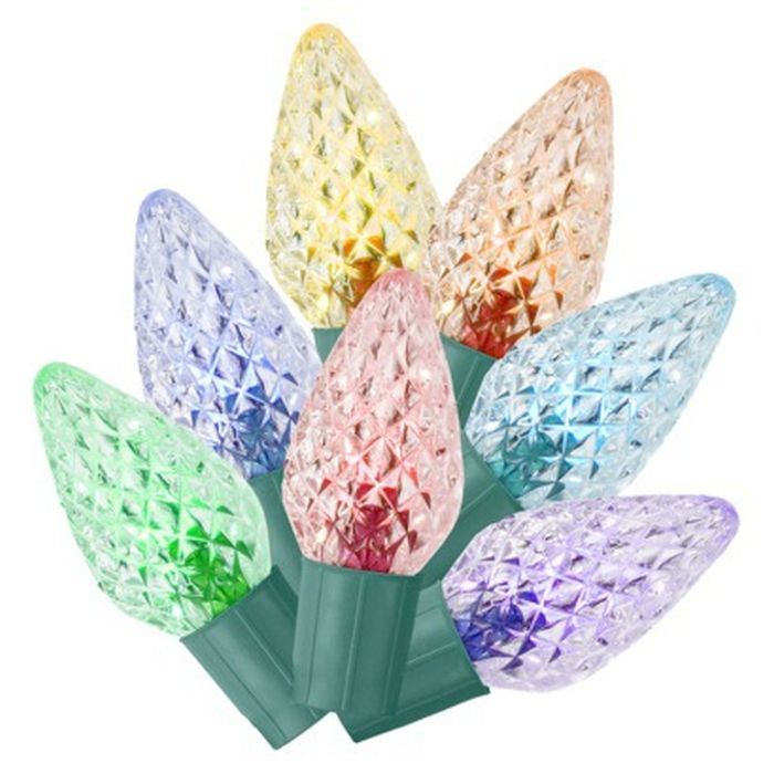 Philips 25 ct. Faceted C9 LED String Lights w/ Remote