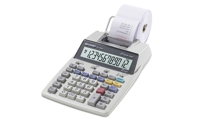 Sharp EL-1750V Electronic Printing Calculator
