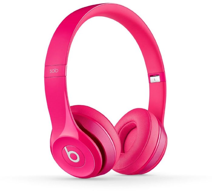 Beats Solo 2 WIRED PINK On Ear Headphones