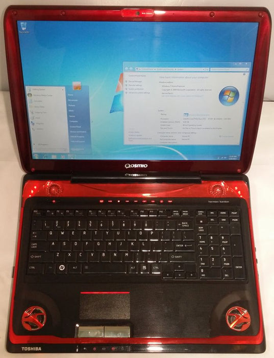 Toshiba Qosmio X305-Q705 Intel Core 2 Duo P7350 2GHz 4GB 500GB HDD 17-Inch Laptop